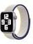Apple Watch Seri 7 6 5 4 3 2 Se 38MM / 40MM / 41MM Uyumlu Spor Loop Dokuma Hasır Kordon 1