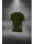 Erkek Haki Dri-Fit Kumaş Bisiklet Yaka Kısa Kol Günlük Rahat Tişört Şort Alt Üst Sporcu Takım (S-3xl) 2