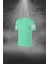 Büyük Beden Erkek Su Yeşili Dri-Fit Kumaş Baskısız Yuvarlak Yaka Kısa Kol Tişört Şort Alt Üst Takım (4XL-10XL) 2