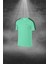 Battal Beden Erkek Su Yeşili Dri-Fit Kumaş Spor Için Konforlu Cepli Kısa Kol Tişört Şort Ikili Takım (4XL-10XL) 2