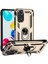 Xiaomi Redmi Note 11S Global Kapak Military Yüzüklü Stantlı Panzer Tank Kılıf - Gold 1