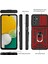 Xiaomi Redmi Note 11 / Redmi Note 11s Kılıf Stand Olabilen Yüzüklü Sürgülü Vega Arka Kapak Siyah 2