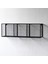 Metal 3 Küp Gözlü Kafes Yatay Duvar Rafı/Kitaplık (100 x 33 x 23 cm) 3