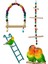 Papağan ve Muhabbet Kuşları Için Salıncak 3'lü Set 1