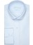 Slim Fit Düz Buz Mavi Erkek Gömlek 1