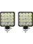 4 Adet 16 LED Off Road Işık Lamba Araç Aydınlatma Jeep Tekne 2