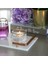Mermer Beyaz Rose Gold L Dizayn 30 x 20 cm Tepsi 4