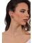 Kadın Antik Gümüş Kaplama Çivili Model Kırmızı Kristal Kesme Taşlı Ear Cuff Sağ Kulak Küpe 2