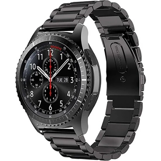Mi7a Huawei Watch Gt Gt2 GT2E Gt2 Pro Gt3 46MM Uyumlu Mıknatıslı Metal Kayış Kordon
