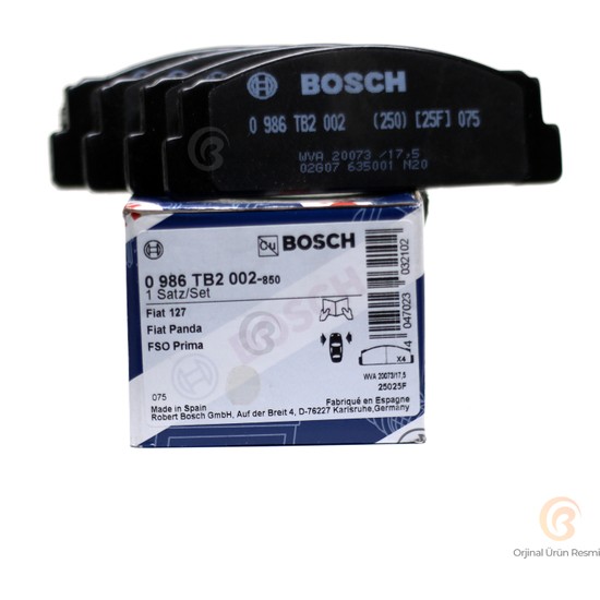 Bosch Tofaş Ön Fren Balata Takımı 4'lü 0986TB2002 Bosch