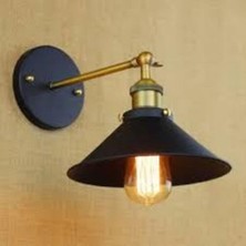 Mylight Mylights  Retro Mafsalı Aplik  Siyah Eskitme