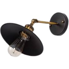 Mylight Retro Siyah Eskitme Mafsalı Aplik