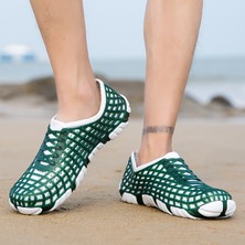 Sell Global BC252199 Yeşil Beyaz Deniz Parlatıcı Gençlik Eğilim Erkek Plaj Ayakkabı Sneakers Spor Ayakkabı (Yurt Dışından)