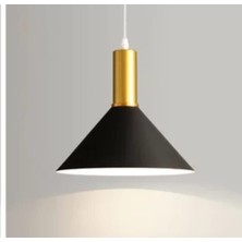 Dylight Retro Metal Siyah Dekoratif Rustik Kafe Mutfak Sarkıt Avize Çap:30 cm