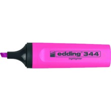 Edding E-344 Fosforlu Kalem Pembe 10 Lu ED34409 (1 Paket 10 Adet)