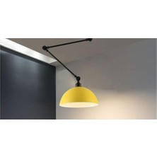 Dylight Retro Metal Dekoratif Mafsallı Akrobatik Sarı Avize