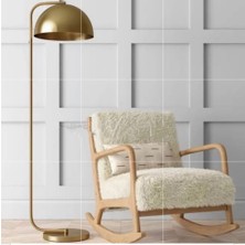 Dylight Retro Metal Dekoratif Eskitme Kaplama Rustik Mafsallı Başlık Köşe Lambası Lambader Başlık Çap:40 cm