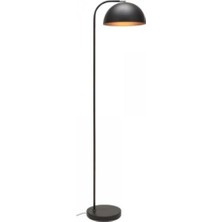 Dylight Retro Metal Siyah Dekoratif Köşe Lambası Lambader Hareketli Başlık Çap:40 cm