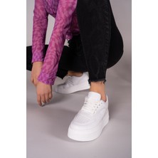 Riccon Beyaz  Kadın Sneaker 0012255
