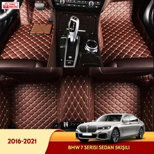 MİREN Bmw 7 Serisi 2016-2021 sedan 5kişili Uyumlu 5d Havuzlu Suni Deri OTO PASPAS