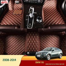 MİREN Bmw X6 2008-2014 (ışıklı) Uyumlu 5d Havuzlu Suni Deri OTO PASPAS