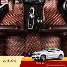 MİREN Bmw X6 2015-2019 (ışıklı) Uyumlu 5d Havuzlu Suni Deri OTO PASPAS