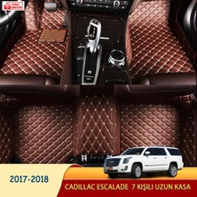 Cadillac Escalade 2017-2018 7 kişili uzun kasa  Uyumlu 5d Havuzlu Suni Deri OTO PASPAS