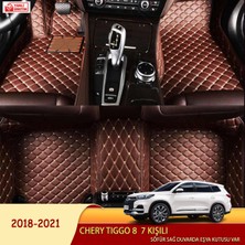 Chery Tiggo 8 2018-2021 7 kişili  Uyumlu 5d Havuzlu Suni Deri OTO PASPAS