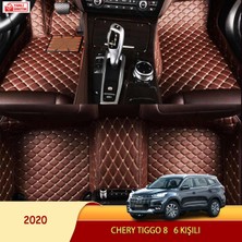 Chery Tiggo 8 2020 6 kişili Uyumlu 5d Havuzlu Suni Deri OTO PASPAS