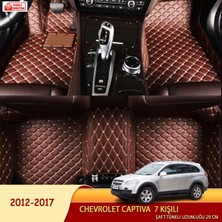 Chevrolet Captiva 2012-2017 7 kişili  Uyumlu 5d Havuzlu Suni Deri OTO PASPAS