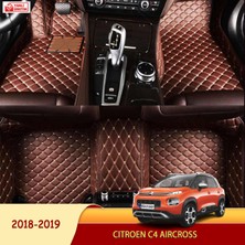 Citroen C4 Aircross 2018-2019 Uyumlu 5d Havuzlu Suni Deri OTO PASPAS