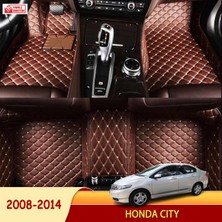 MİREN Honda City 2008-2014 Uyumlu 5d Havuzlu Suni Deri OTO PASPAS