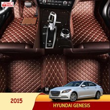 Miren Hyundai Genesis 2015 Uyumlu 5d Havuzlu Suni Deri Oto Paspas