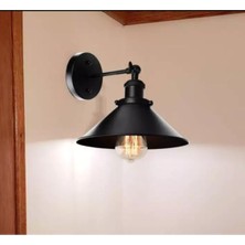 Dylight Retro Metal Dekoratif Mafsallı Akrobatik Siyah  Beyaz Duvar Aplik