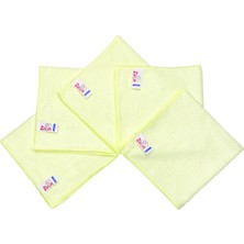 Ziron Mikrofiber Kalın Dokulu Temizlik Bezi Sarı 40X40 5'li