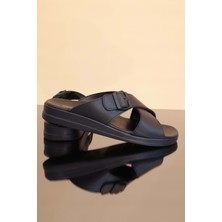 Ceyo Konfores 1239-GRANDE Tam Anatomik Terlik - NKT01239-SIYAH-40