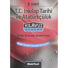 Tudem Yayınları 8. Sınıf Bloktest T.C İnkılap Tarihi Kılavuz Deneme