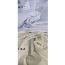 Taç Saten Güneşlik Perde 1.sınıf Kalite Beyaz Güneşlik