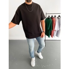 Bybasicman Siyah Iki Iplik Basic T-Shirt BY-1208