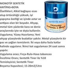 Dema Monotip Sentetik Antipas+Yağlı Boya 900GR Beyaz-Ahşap-Demir-Boyası-Yüksek Örtme-Kolay Kullanım