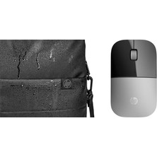 Hp Z3700 Kablosuz Gümüş Mouse X7Q44AA + Hp Classic Briefcase 15.6" Siyah Notebook Çantası 1FK07AA