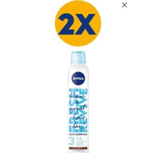 Nivea Kuru Şampuan Koyu Tonlar Için 200 ml X2