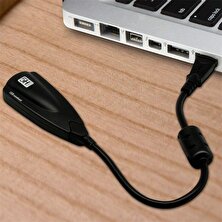 Aogo Kablolu USB Ses Kartı 5hv2 Sound Tak Kullan Kulaklık Mikrofon Çıkışı Harici Ses Kartı