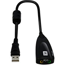 Aogo Kablolu USB Ses Kartı 5hv2 Sound Tak Kullan Kulaklık Mikrofon Çıkışı Harici Ses Kartı