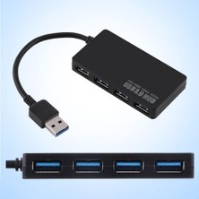 USB 3.0 Hub 4 Port 3.0 USB Çoklayıcı Ultra Ince Slim USB Çoklayıcı Güç Bağlantı Noktalı