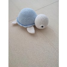 Bucuruks Design Hoş Geldin Bebek Amigurumi Kaplumbağa Konseptli Erkek Bebek Hediye Seti