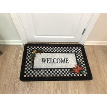 Brillant Welcome Lateks Taban Su Geçirmez Saçaksız (50X70 cm ) Kapı Önü Paspası