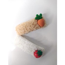 Meyveli Çilek Havuç Renkli Tokalar Sevimli Kız Çocuk Saç Aksesuarları