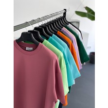 Bybasicman Haki Iki Iplik Basic T-Shirt BY-1208