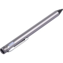 Yue Store 23MM Süper Finli Metal Nib Kapasitif Dokunmatik Ekran Kalem Gri (Yurt Dışından)